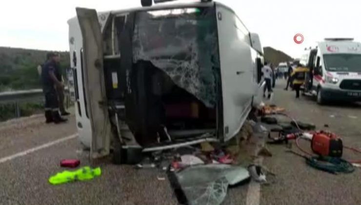 Antalya’da turistleri taşıyan otobüs kaza yaptı: 1 ölü, 22 yaralı